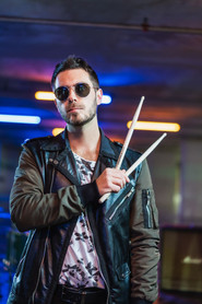 Photo of Dušan Kranjc as drums