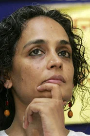 Photo of Arundhati Roy as Saila (tribal girl)