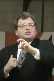 Photo of Jonathan Bowden as Dr. Mordred; The Master of Ceremonies