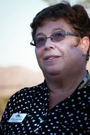 Photo of Cindy Liberatore as Mine Museum Caretaker