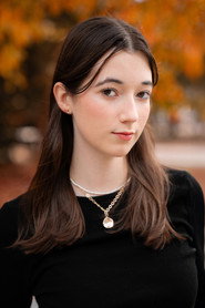 Photo of Izzy Tiska as Elaine Stamatopoulos