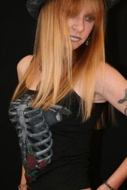 Photo of Claire 'Fluff' Llewellyn as The Witch