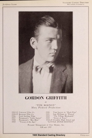 Gordon Griffith photo