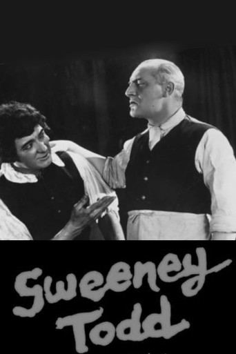 Movie poster for Sweeney Todd (1928)