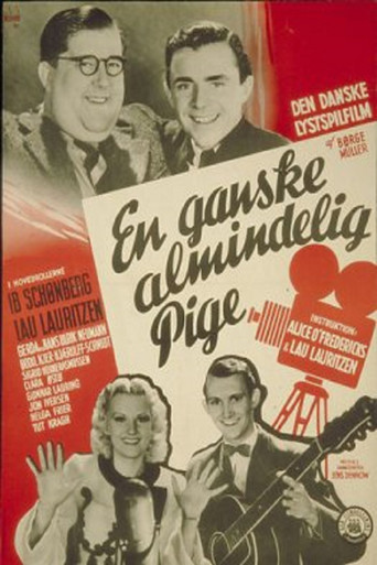 Movie poster for En ganske almindelig pige (1940)