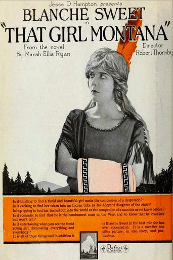 Movie poster for That Girl Montana (1921)