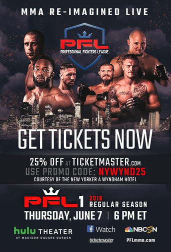 Movie poster for PFL 2018 #1: Regular Season - Harrison vs. Tursyn (2018)