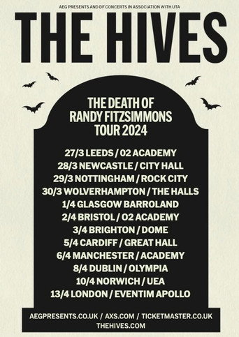 Movie poster for The Hives: Live At The Barrowlands (2024)