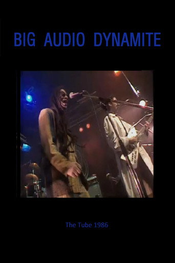 Movie poster for Big Audio Dynamite: The Tube 1986