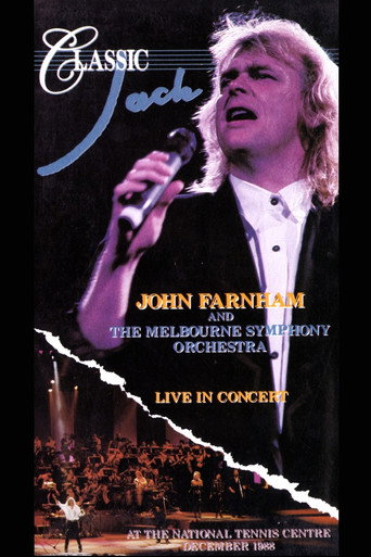 Movie poster for John Farnham and the Melbourne Symphony Orchestra: Classic Jack Live! (1989)
