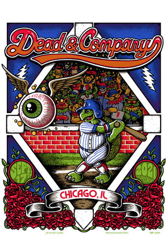 Movie poster for Dead & Company: 2021-09-17 Wrigley Field, Chicago, IL (2021)