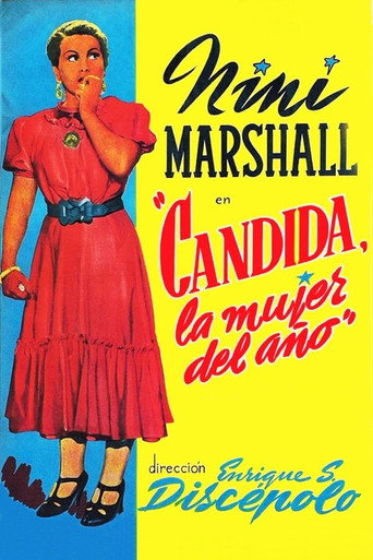 Movie poster for Cándida, la mujer del año (1943)