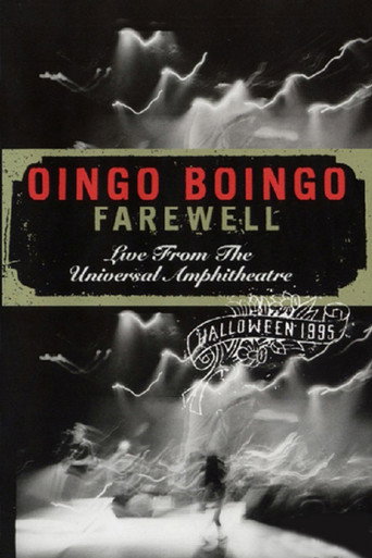 Movie poster for Oingo Boingo: Farewell (Live from the Universal Amphitheatre) (1996)