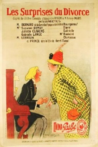 Movie poster for The Surprises of Divorce (1912)