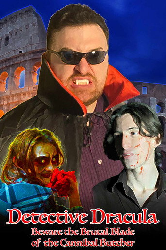 Movie poster for Detective Dracula: Beware the Brutal Blade of the Cannibal Butcher