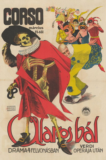 Movie poster for Álarcosbál (1918)