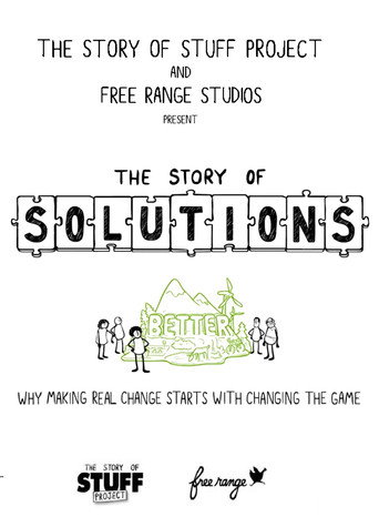 Movie poster for The Story of Solutions (2013)