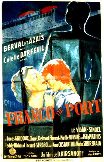 Movie poster for Franco de port (1937)