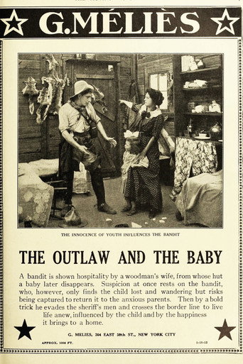 Movie poster for The Outlaw and the Baby (1912)