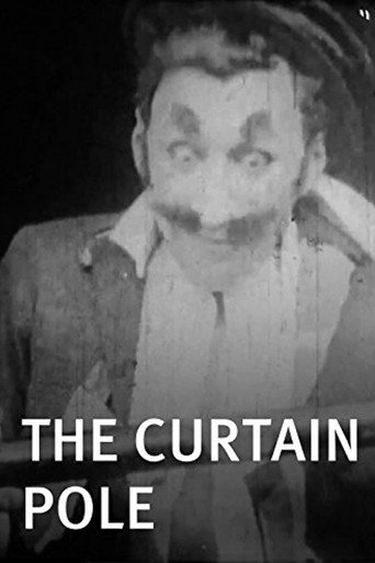 Movie poster for The Curtain Pole (1909)