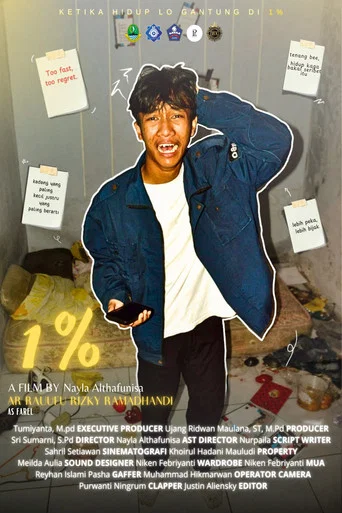 Movie poster for Film Pendek 1% (2026)