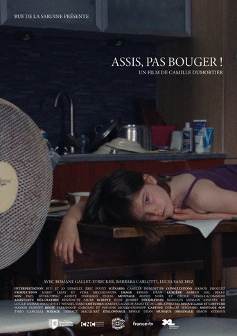 Assis, pas bouger poster