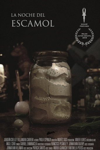 Movie poster for La noche del escamol