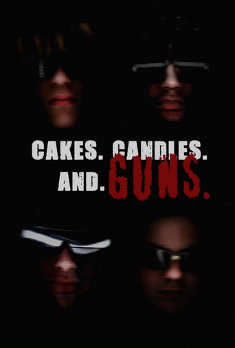 Movie poster for CAKES. CANDLES. AND GUNS. (2023)