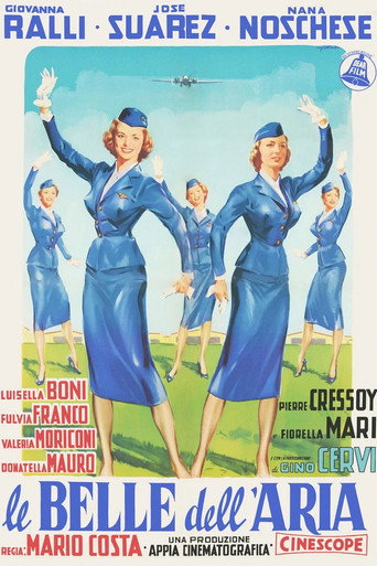 Movie poster for Le belle dell'aria (1957)