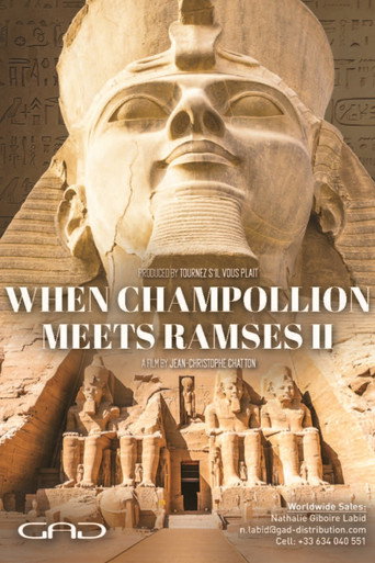 Movie poster for When Champollion Meets Ramses II (2022)