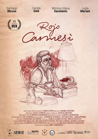 Movie poster for Rojo Carmesí (2022)