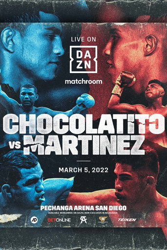 Movie poster for Roman 'Chocolatito' Gonzalez vs. Julio Cesar Martinez (2022)