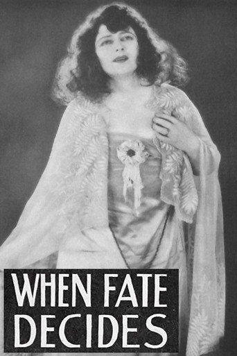 Movie poster for When Fate Decides (1919)