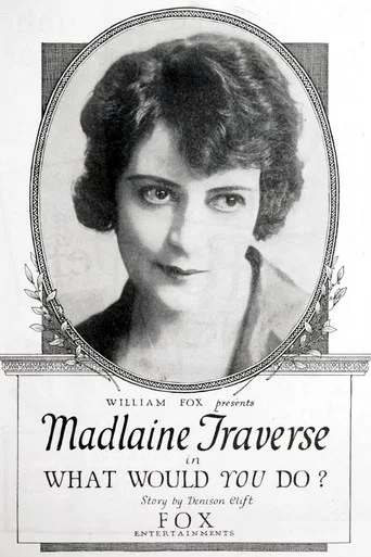 Movie poster for What Would You Do (1920)