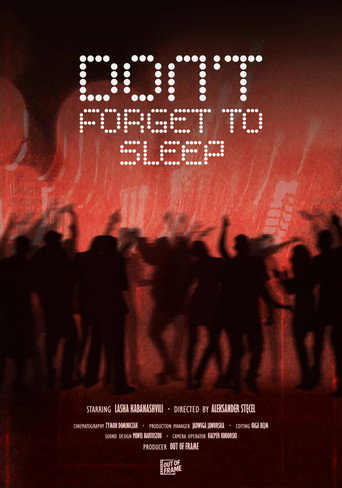 Movie poster for DON'T FORGET TO SLEEP
