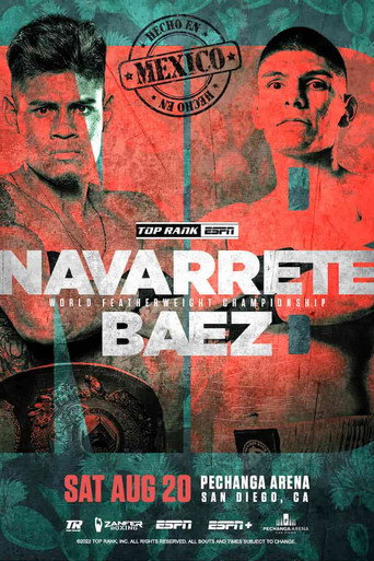 Movie poster for Emanuel Navarrete vs. Eduardo Baez (2022)