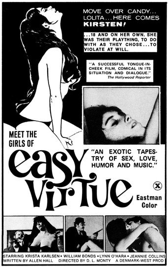 Movie poster for Easy Virtue (1972)