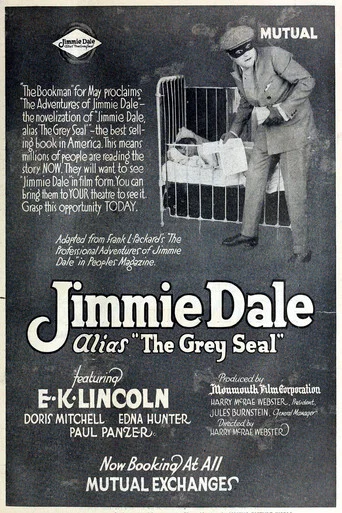 Movie poster for Jimmie Dale, Alias the Grey Seal (1917)