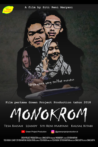 Movie poster for Monochrome: Only Colors That Look Monotonous (2018)