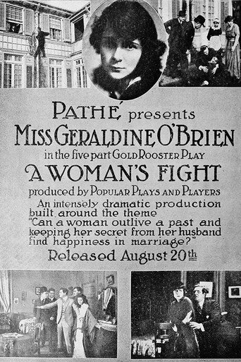 Movie poster for A Woman's Fight (1916)
