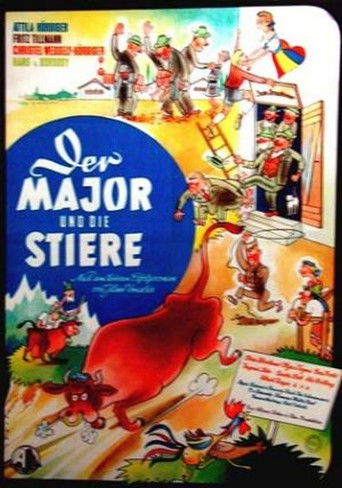 Der Major und die Stiere poster