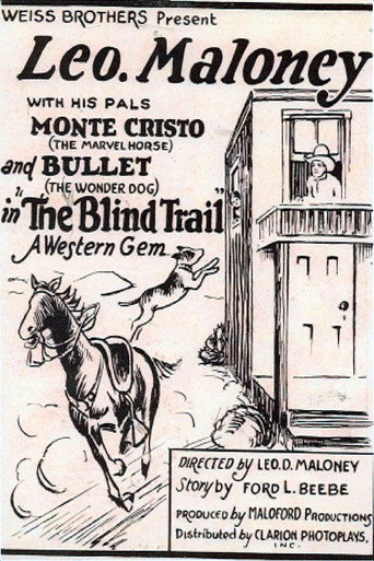 Movie poster for The Blind Trail (1926)