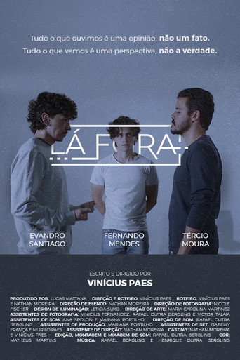 Movie poster for Lá Fora (2024)