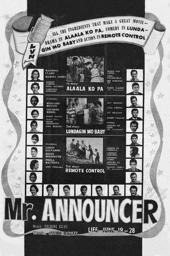 Movie poster for Mr. Announcer (1959)