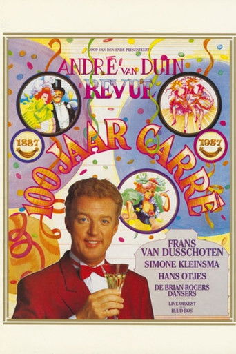 André van Duin revue 1987-1989 (100 jaar Carré) poster
