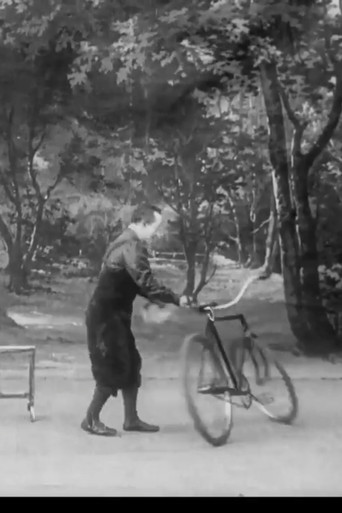 Movie poster for The Riderless Bicycle (1906)