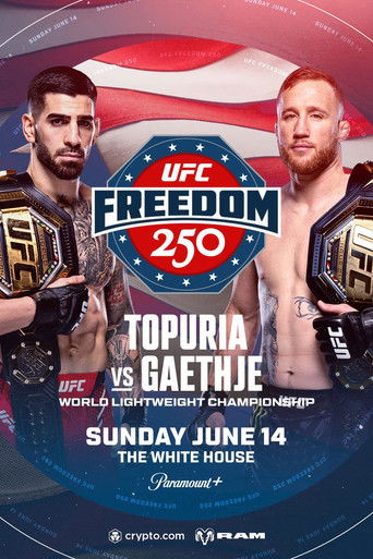 UFC Freedom 250: Topuria vs. Gaethje poster