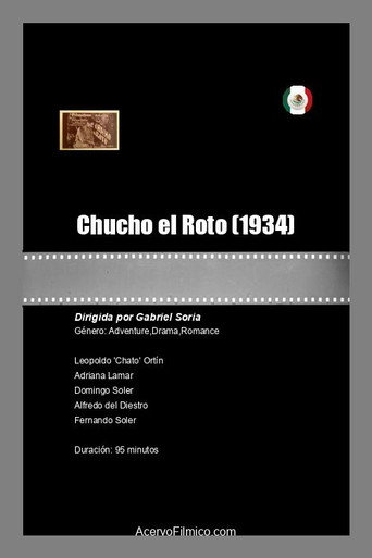 Movie poster for Chucho el Roto (1934)