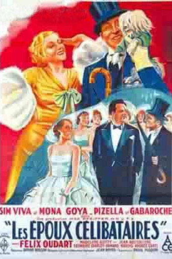 Movie poster for Les époux célibataires (1935)