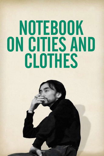 Movie poster for Notebook on Cities and Clothes (1989)